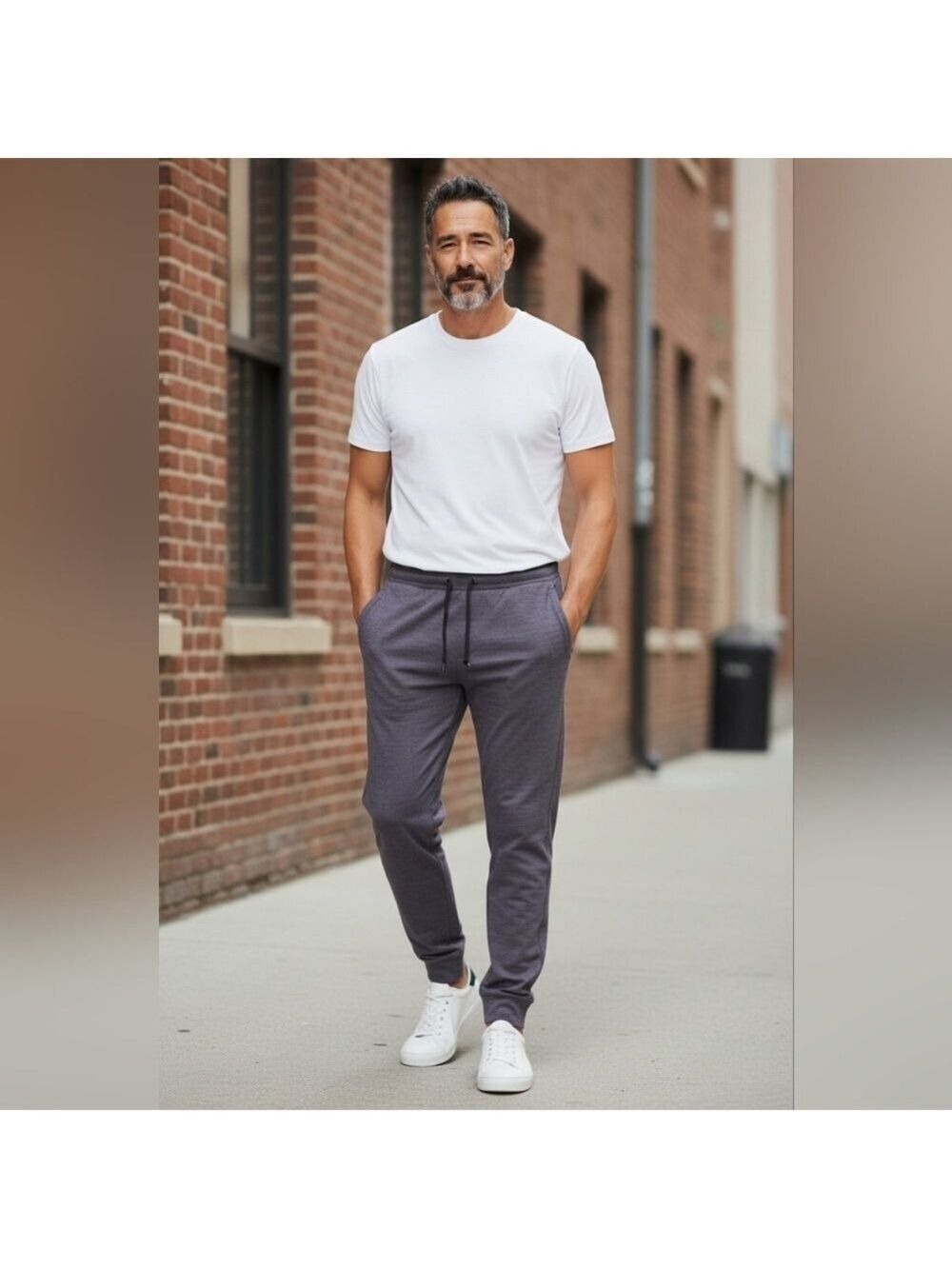 Old Navy Active Breath On Men's Charcoal Joggers SweatPants Large